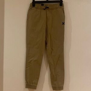 NWT Hurley Kids Khaki Jogger Pants